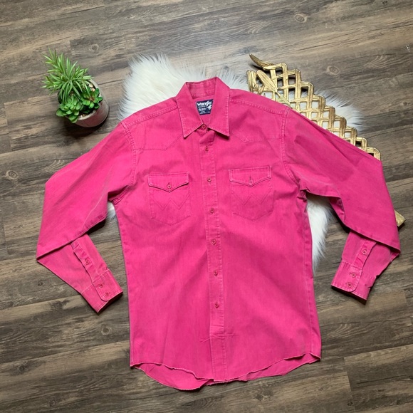 Vintage Wrangler Button Down Shirt